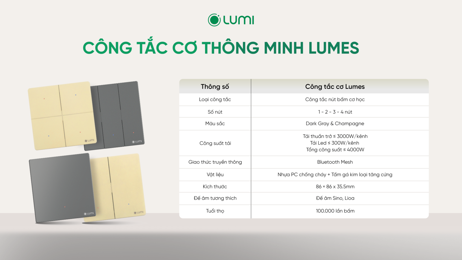 Công tắc Lumes Smarthome Vũng Tàu 8 Công tắc Lumes Smarthome Vũng Tàu 8
